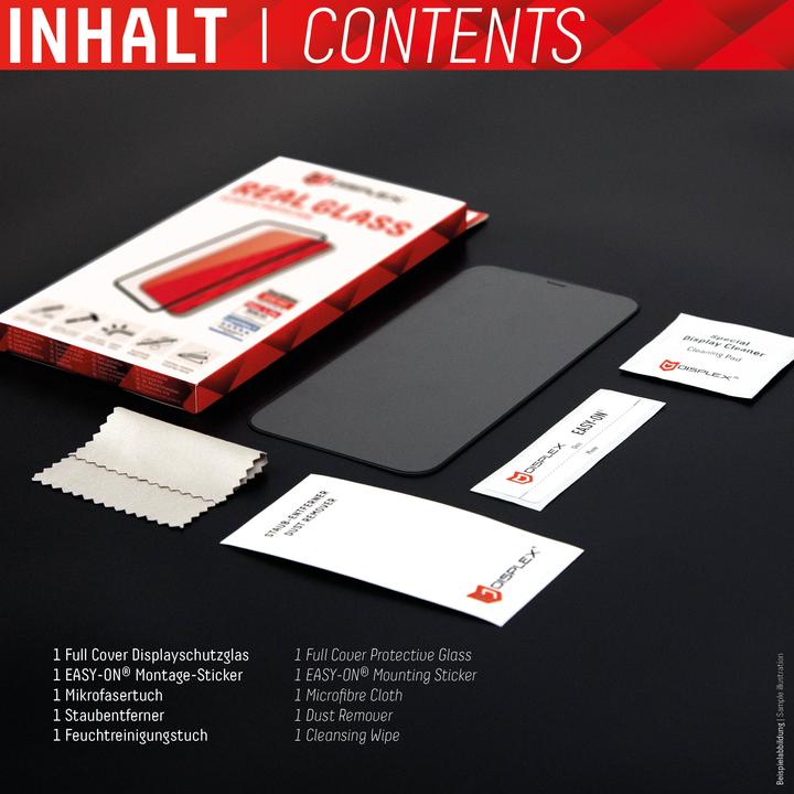 Produktbild Displex Real Glass, Full Cover Panzerglas (1 Stk., Realme 11 Pro+, Xiaomi Mi 11i)