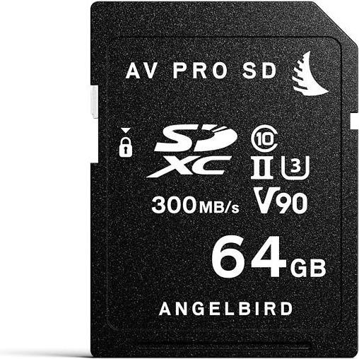 Image du produit Angelbird AV PRO V90 (64 Go, SDXC, U3, UHS-II)