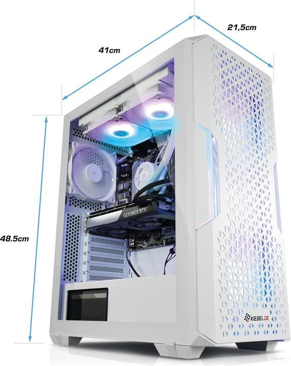 Produktbild Kiebel Fortress 12 (Intel Core i9-12900KF, 64 GB, 2000 GB, GeForce RTX 4070 Super)
