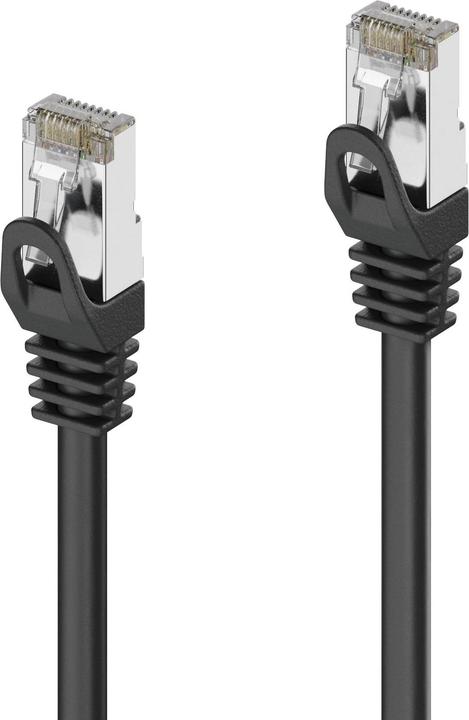 Actual product image Purelink CAT 6A patch cable. S/FTP - black - 7.50m (S/FTP, CAT6a, 7.50 m)