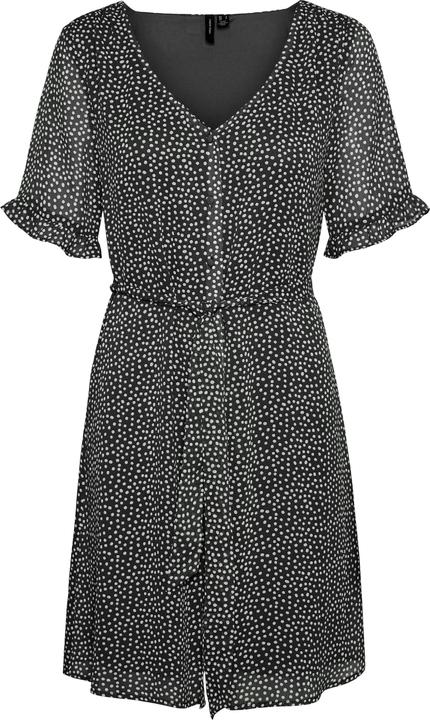 Produktbild Vero Moda Gepunktetes Kleid mit kurzen Ärmeln (L)