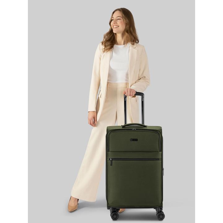 Image du produit Bugatti Valencia Soft 4 Rollen Trolley M 64.5 cm mit Dehnfalte (57 l)