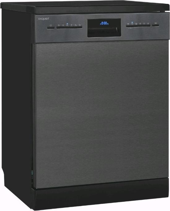 Actual product image Exquisit GSP9614030B inoxaz freestanding dishwasher 60 cmB