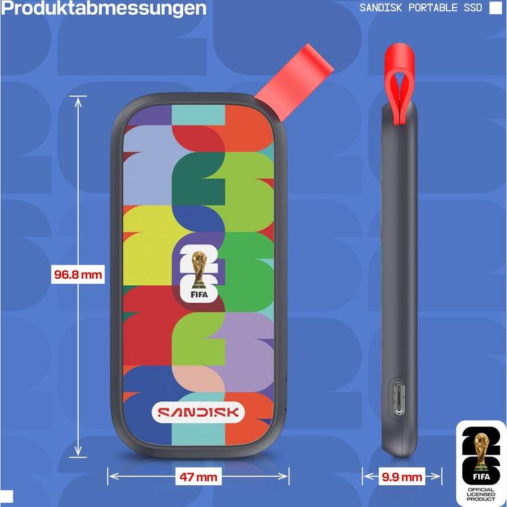 Actual product image SANDISK Portable SSD FIFA 2026 1TB (1 TB)
