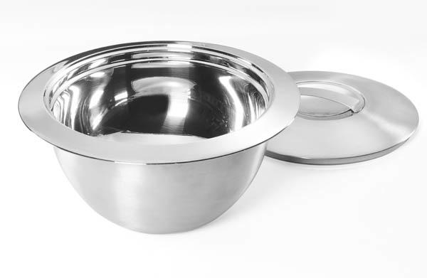 Produktbild Westfalia Thermoschüssel-Set, 6-teilig mit Deckel, 1L + 2L + 3L, Edelstahl