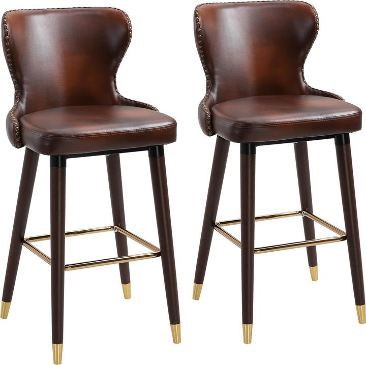 Actual product image Homcom Bar stool set of 2
