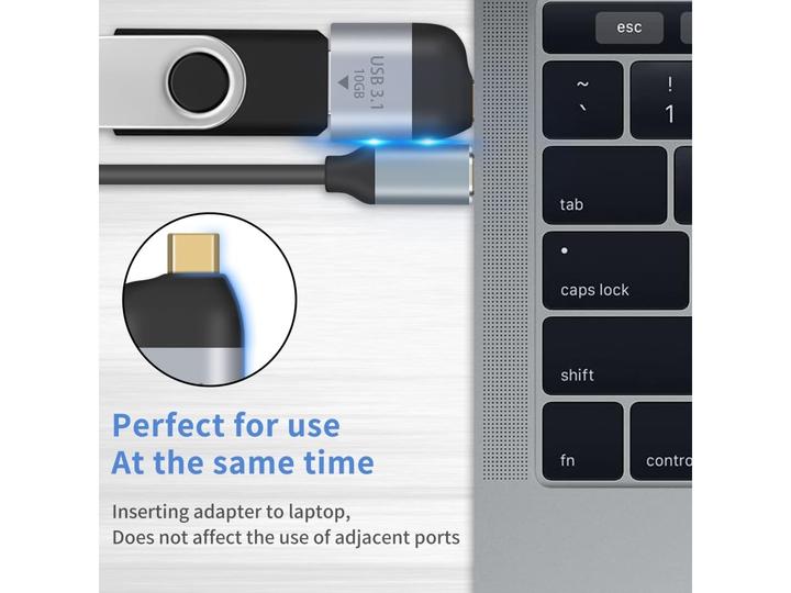 Produktbild PowerGuard USB-C auf USB 3.1 Adapter 10 Gbit/s (USB Typ-C)