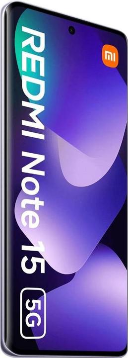 Actual product image Xiaomi REDMI NOTE 15 5G DS 8+256 ITA MIST PURPLE (256 GB, Lilac, Mist Purple, Purple, 6.67", Hybrid Dual SIM, 5G)