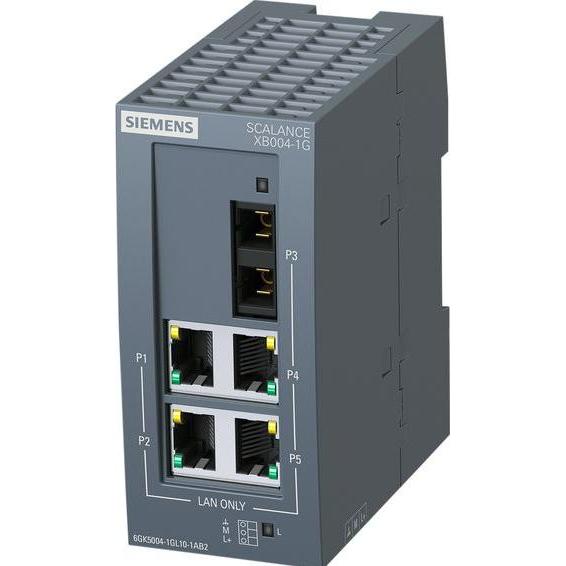 Siemens 6GK5004-1GL10-1AB2 Industrial Ethernet Switch (4 Ports), Netzwerk Switch