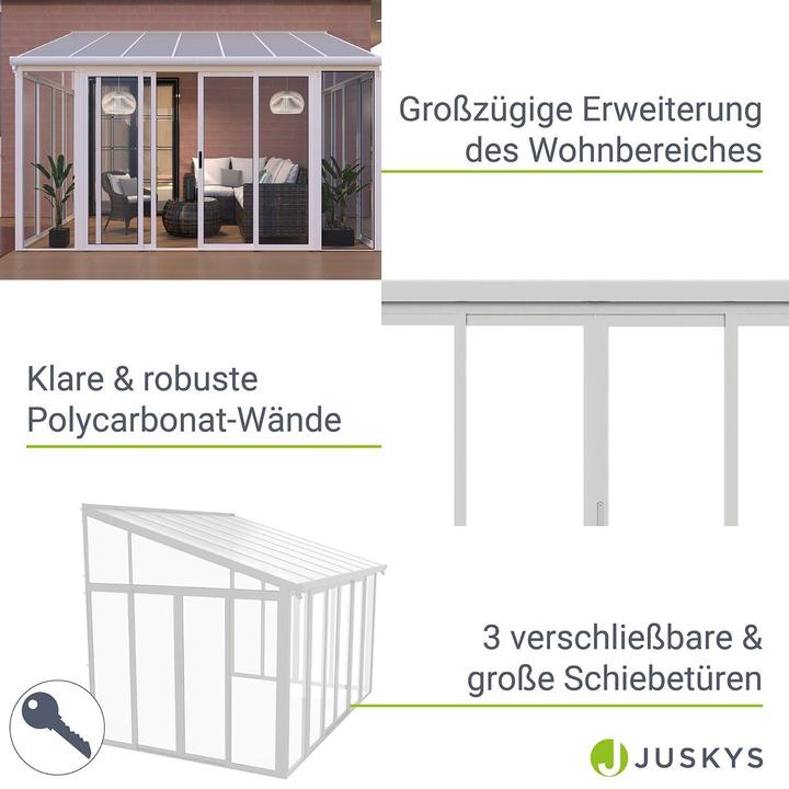 Actual product image Juskys Conservatory