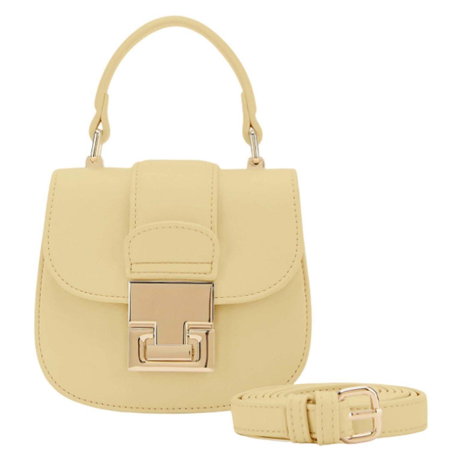 Seidenfelt, Damen, Handtasche, Evje Mini Handbag, Gelb