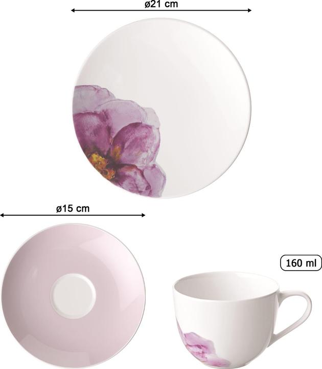Actual product image Villeroy & Boch Rose Garden (6 Piece)