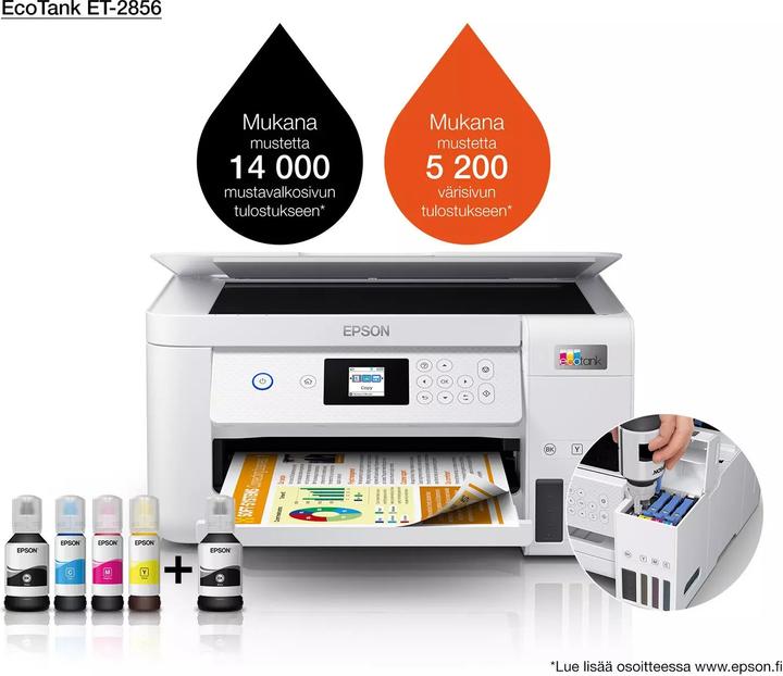 Image du produit Epson EcoTank ET-2856 (Réservoir d'encre, Couleur)