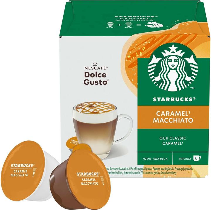 Image du produit Starbucks Caramel Macchiato by Nescafé Dolce Gusto (6 x Port.)