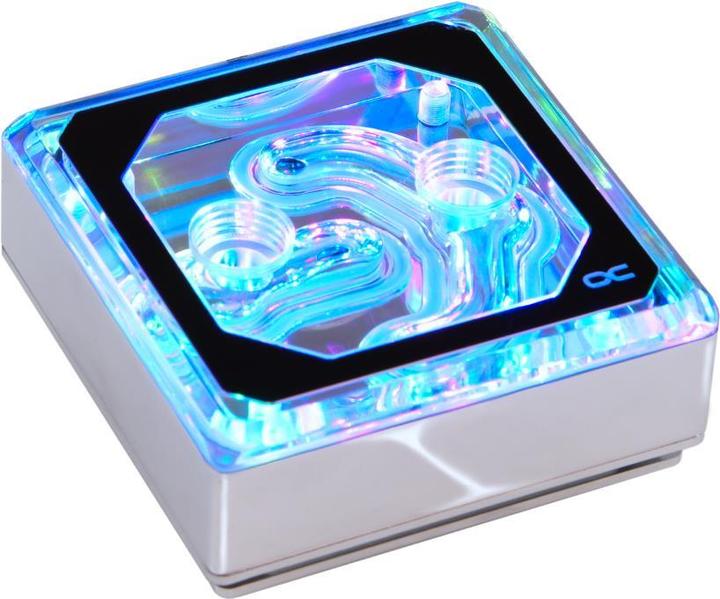 Image du produit Alphacool Ice Block XPX Aurora Edge CPU - Plexi Chrome Digital RGB
