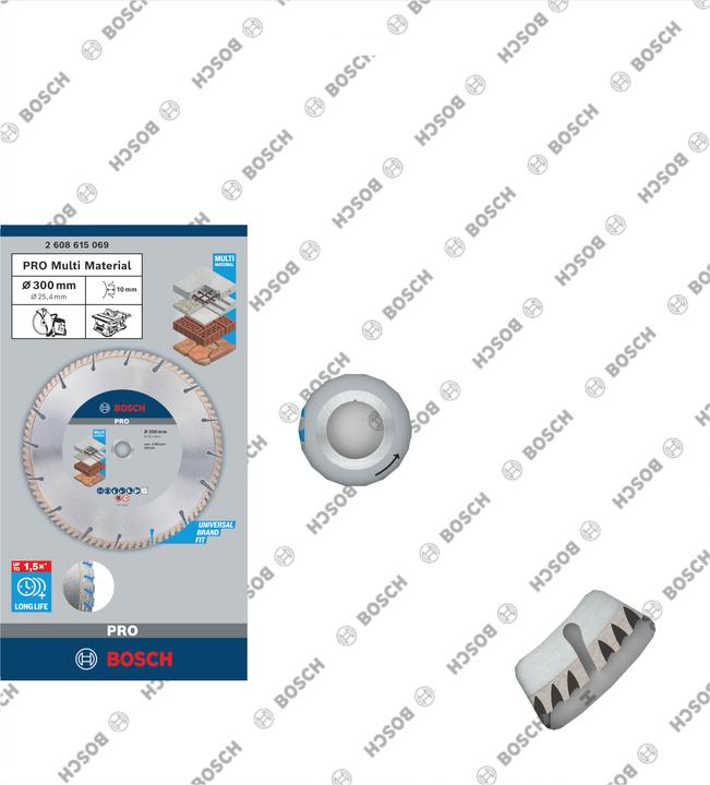Produktbild Bosch Professional Zubehör PRO Multi Material Diamanttrennscheibe, 300 x 25,4 mm