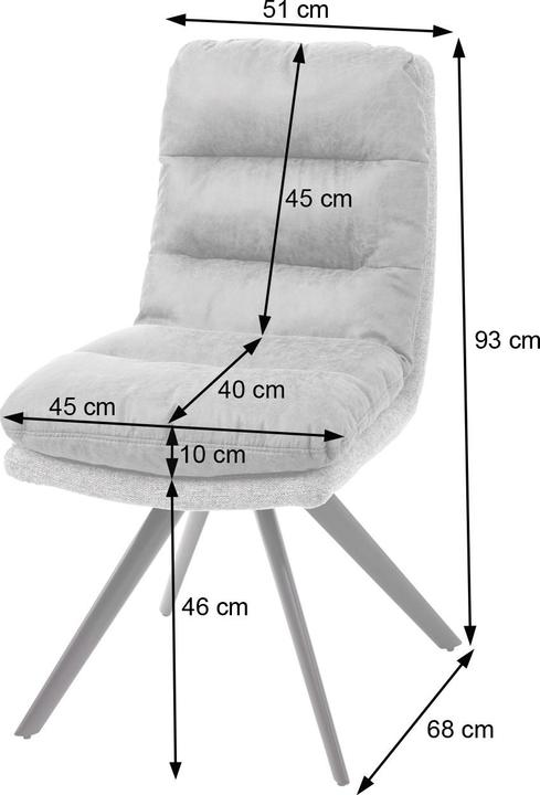 Actual product image JOHN316 Esszimmerstuhl