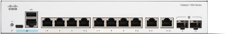 Image du produit Cisco Catalyst 1300 8p GE Ext PS 2x1G Combo (10 Ports)