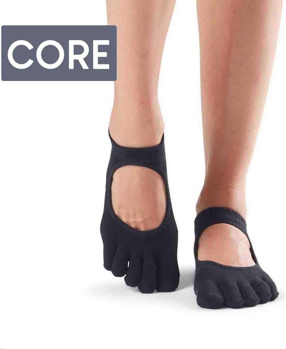 Image du produit Toesox Chaussettes à bouts ronds Bellarina L, noir (L)