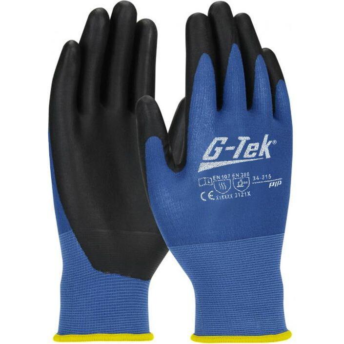 P2R, Schutzhandschuhe, Taktile Nylon-Elasthan Arbeitshandschuhe (9)