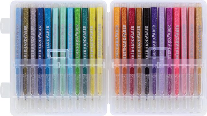Image du produit EberhardFaber Crayon fibre Glitter (Multicolore, 24 x)
