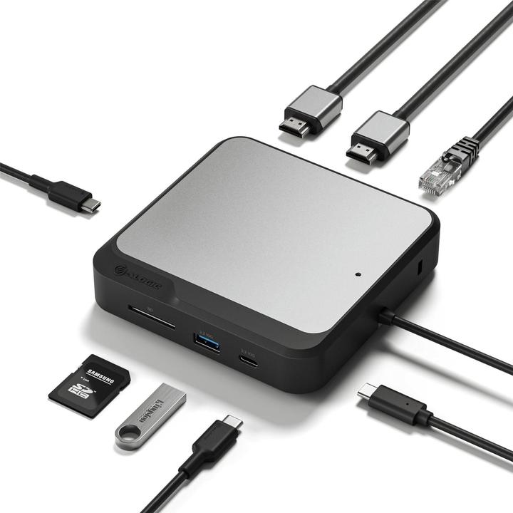 Actual product image Alogic Dual HDMI Universal Compact (6 ports)