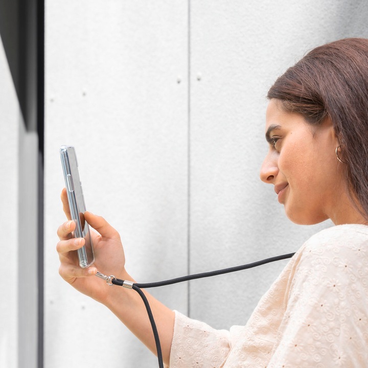 Productafbeelding 4smarts Universele mobiele telefoonketting PhonoLace onyx zwart