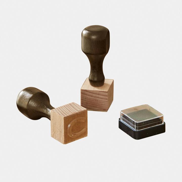 Produktbild Loberon Stempel 2er Set Windermay braun