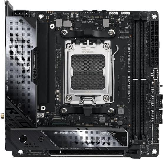 Actual product image ASUS ROG Strix X670E-I Gaming Wifi (AM5, AMD X670E, Mini-ITX)