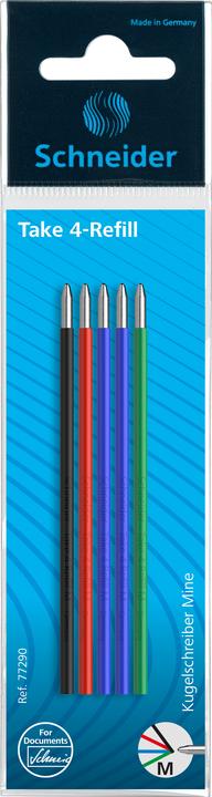 Produktbild Schneider Take (5 Stk., Blau, Grün, Rot, Schwarz, 0.50 mm)