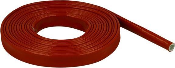 Produktbild Delock Feuerfester Schutzschlauch silikonbeschichtet 5 m x 10 mm rot (Kabeldurchlass, 5000 mm)