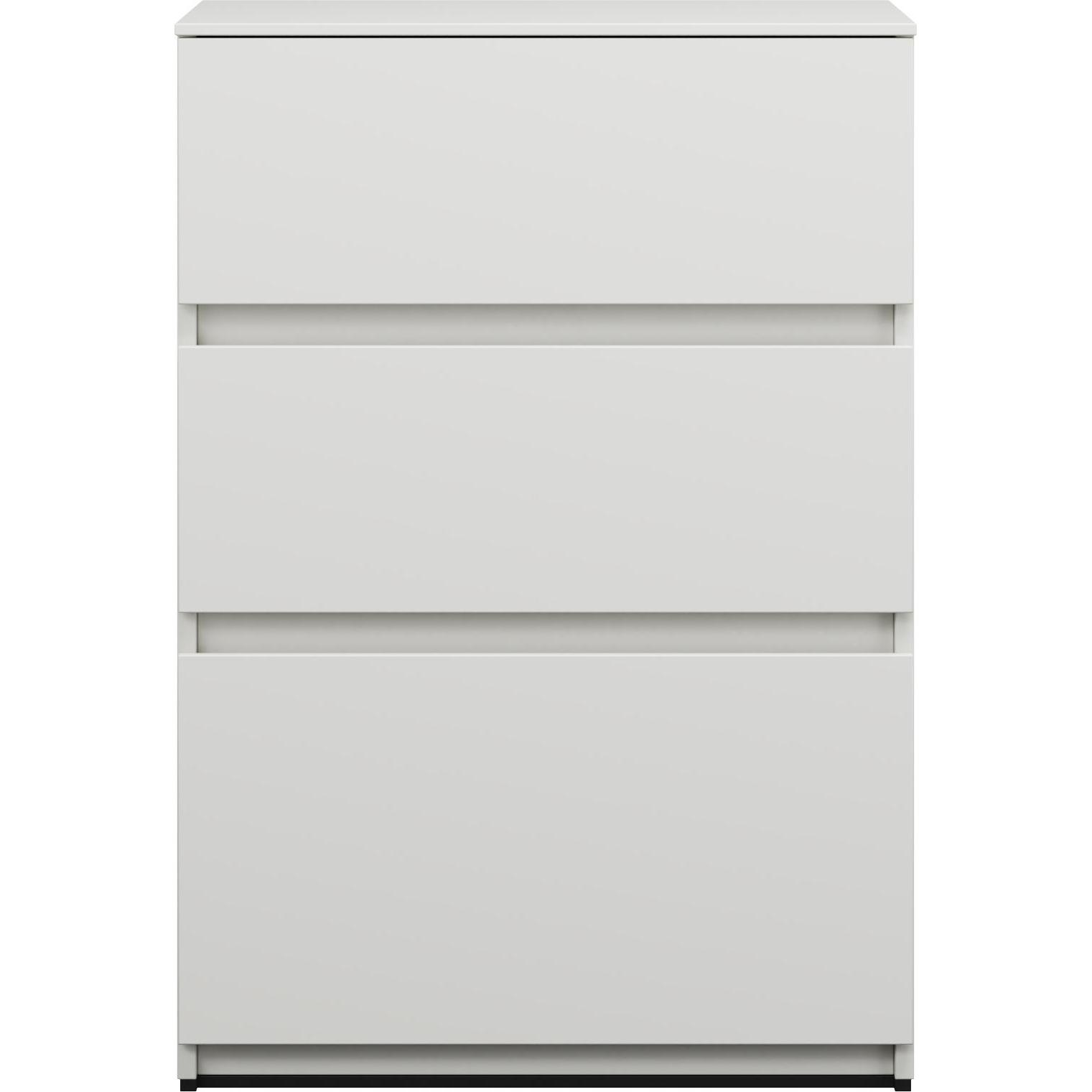 burgbad, Badezimmerschrank, Lin20 Unterschrank, 3 Auszüge in der Tiefe 357, 600x357x870mm, USIX060