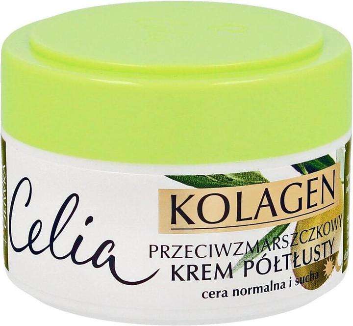 Actual product image DAX Celia Collagen Series Anti-Wrinkle Semi-Fat Cream for Normal Skin (50 ml, 24h cream)