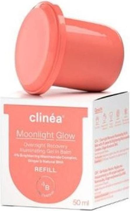 Clinéa Clinea Moonlight Glow Gel Refill - Night Cream For Radiance And Revitalization, 50ml (50 ml, Nachtcreme)