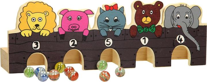 Actual product image Playwood Marbles Game Wild Animals