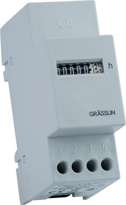Produktbild Grässlin REG-Betriebsstundenzähler ELBRO taxxo 403, 220...240VAC, 50Hz, grau