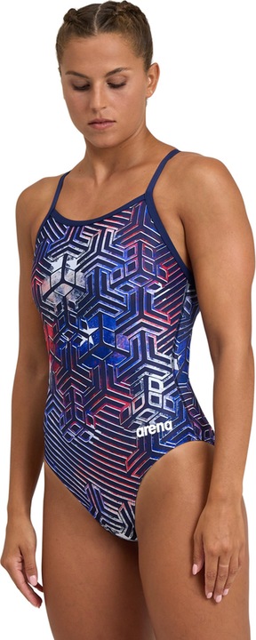 Actual product image Arena W Kikko Pro Swimsuit Lightdrop Back (34)