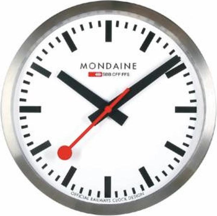 Actual product image Mondaine Wall Clock White Dial (30 cm)