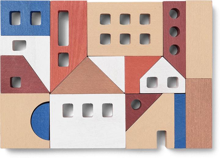 Image du produit Ferm Living cubes en bois Little Architect