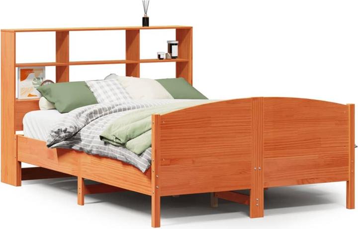 Produktbild vidaXL Bett mit Regal (120 x 200 cm)