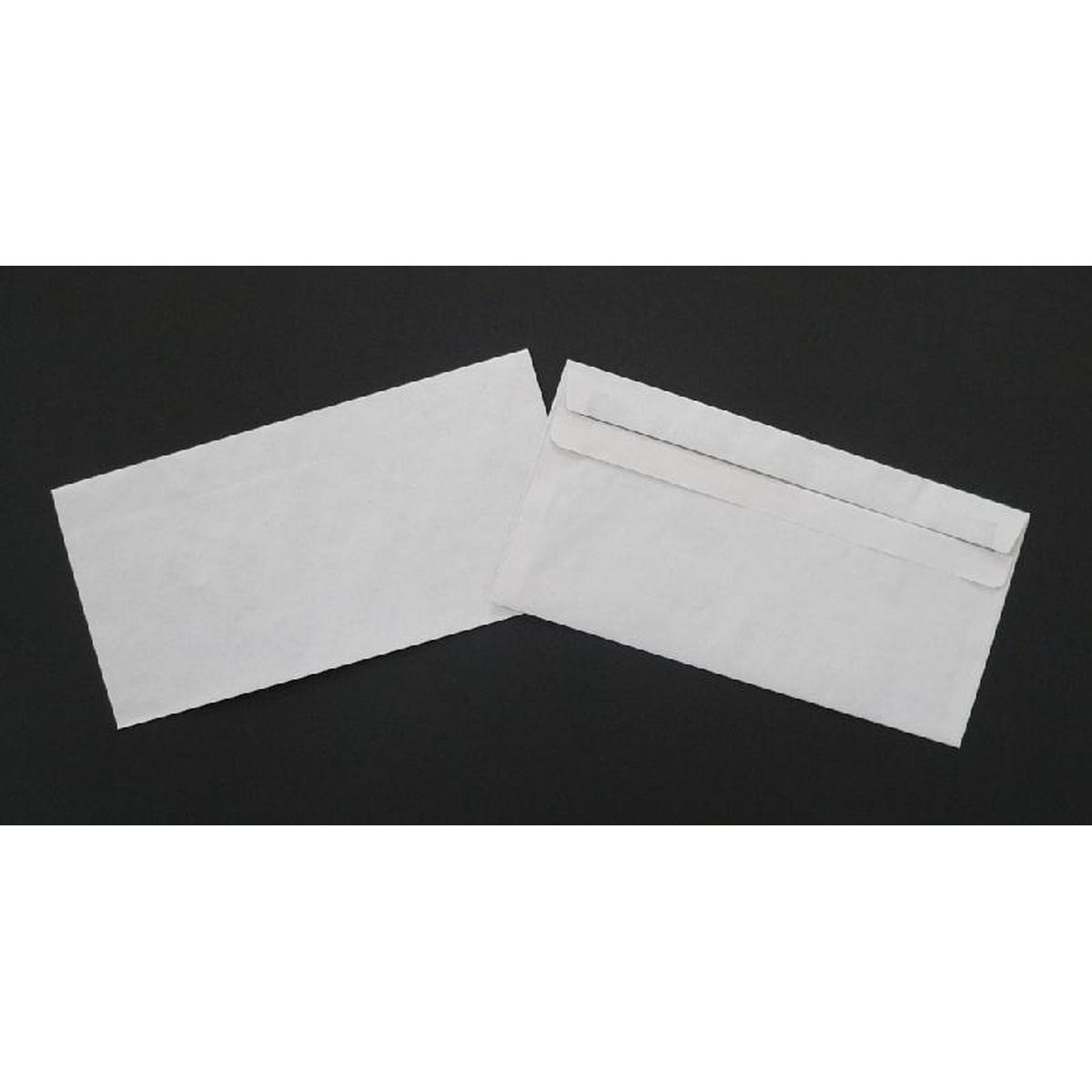 Thumbnail - Blanke, Briefumschlag, Briefumschläge DINlang 75g/qm selbstklebend VE=1000 Stück weiss (110 x 220 mm, 1000 x)