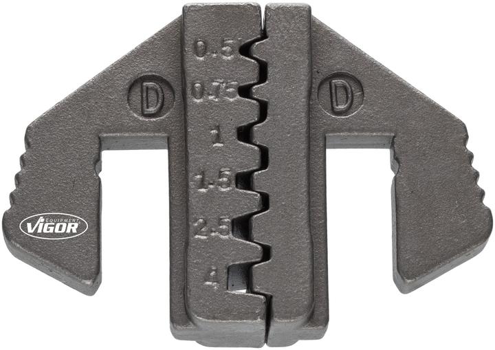 Actual product image Vigor CRIMP INSERT D: 0.5 - 4 MM F. V2499