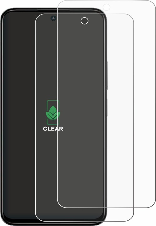 Actual product image ScreenLeaf Screen Protector sustainable Screen Protection, clear, anti-scratch (2 Piece, Xiaomi Redmi 13)