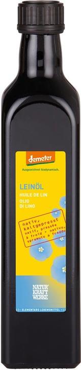 Actual product image NaturKraftWerke Linseed oil virgin Demeter (500 ml)