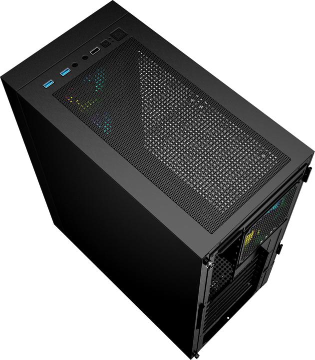 Actual product image Gembird computer case Fornax 4000 ARGB (ITX, ATX)