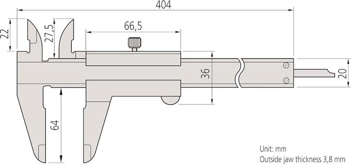 Produktbild Mitutoyo Messschieber (30 cm)