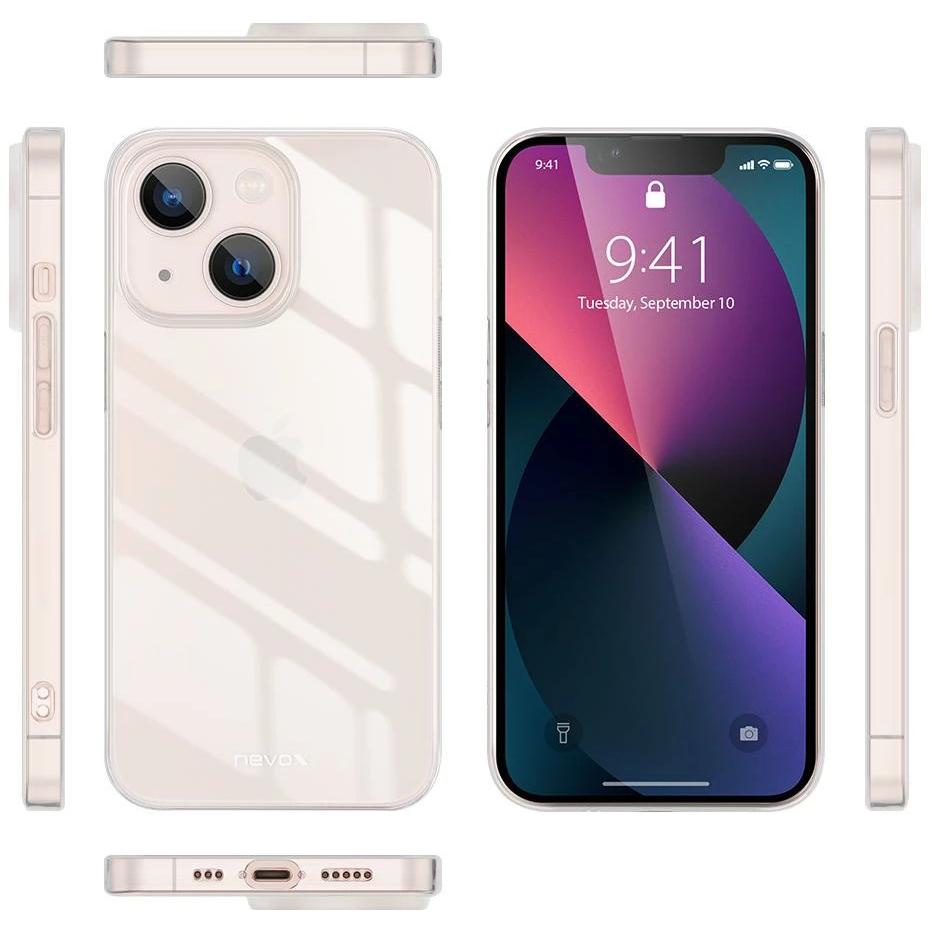 Thumbnail - Nevox StyleShell Flex (Apple iPhone 14), Smartphone Hülle, Transparent
