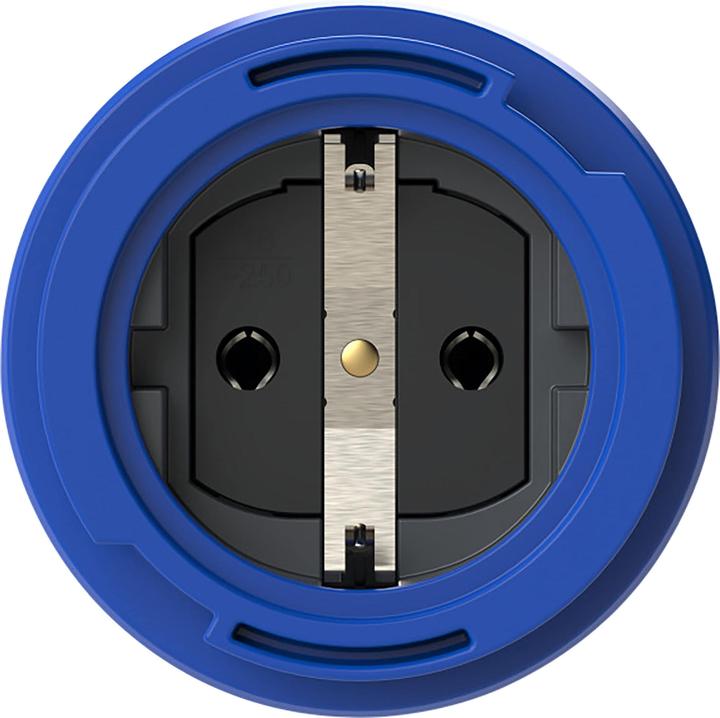 Actual product image PCE 20251-b Earth contact coupling with cover 16A 3p 250V IP66/68 Nautilus