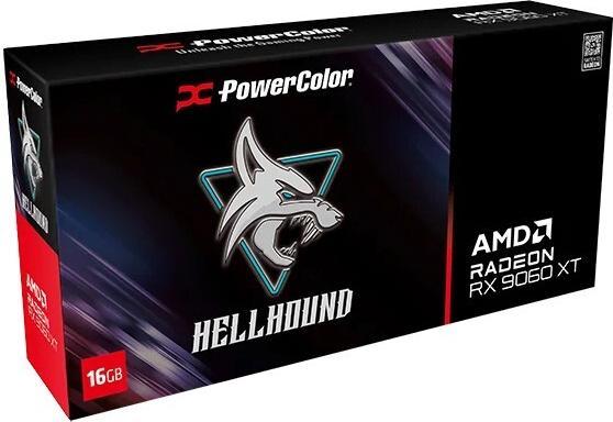 Actual product image Powercolor Hellhound Radeon RX 9060 XT (16 GB)