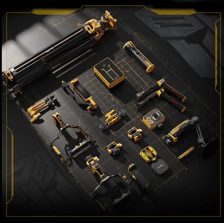 Produktbild SmallRig Dual Handgrip for DJI RS (BumbleBee Edition